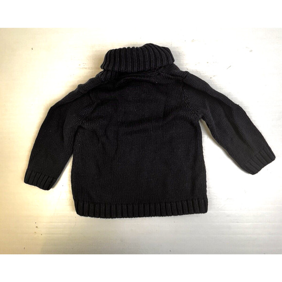 Osh Kosh B'Gosh Pullover Sweater Boy's 12 Mos Navy Blue Flag Cotton Preppy - Picture 6 of 9